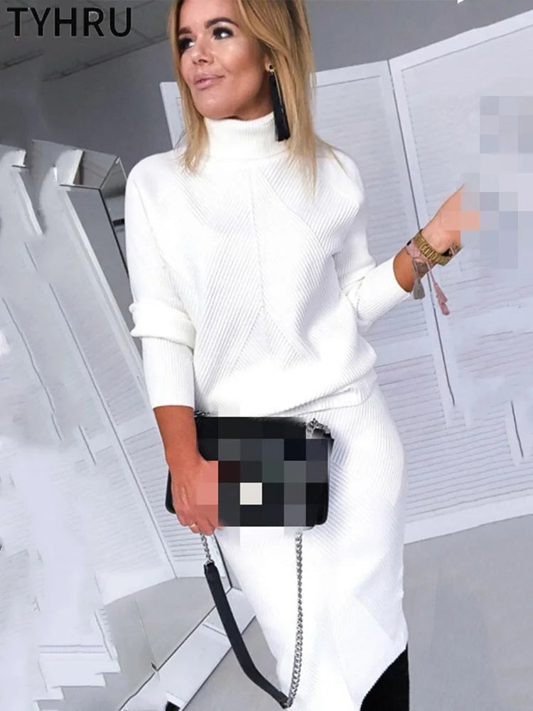 Hanna Women's Knit Set | High-Quality Fabric, Elegant 5