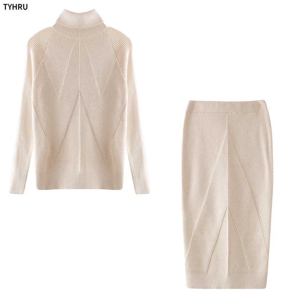 Hanna Women's Knit Set | High-Quality Fabric, Elegant 6