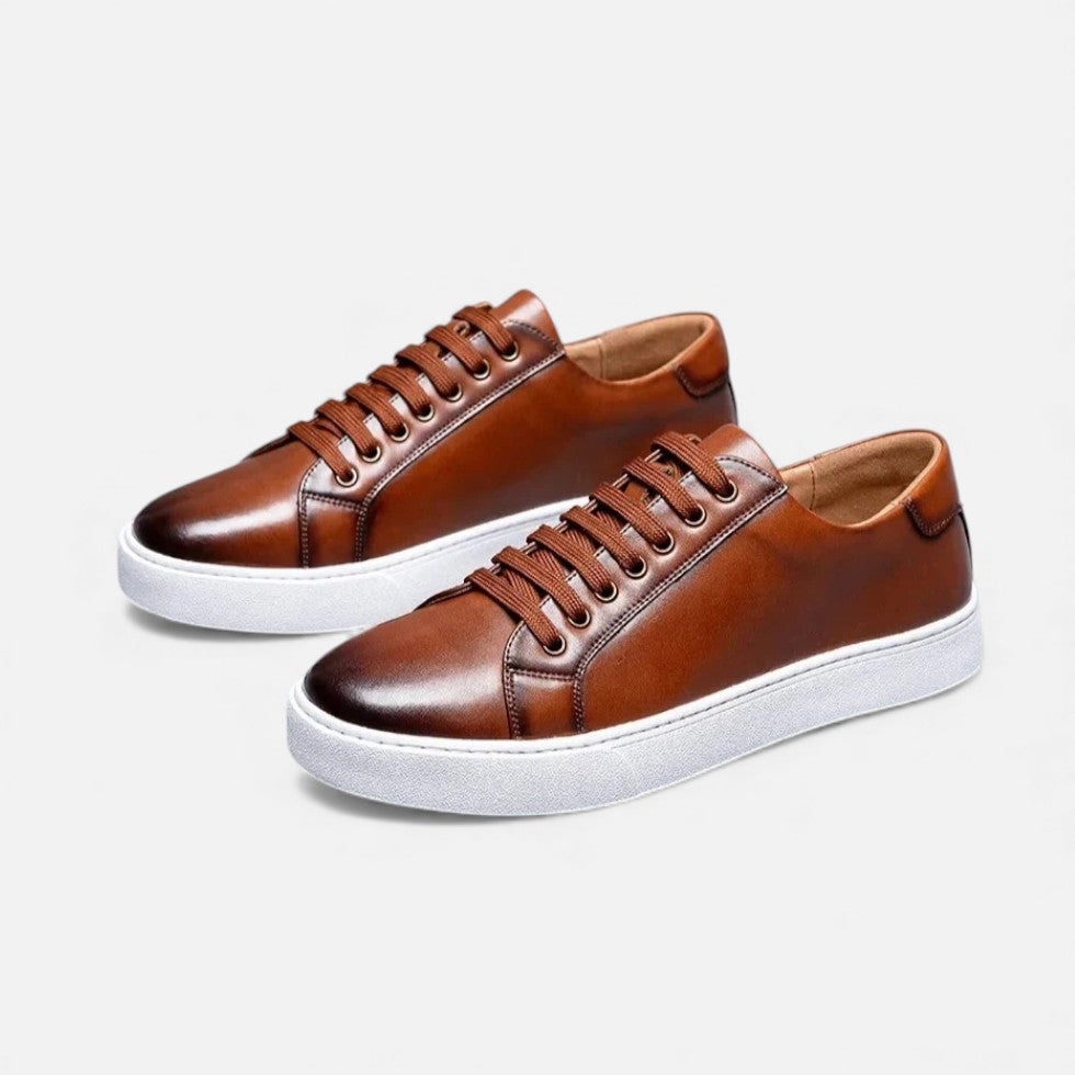 Herman Męskie Sneakersy | Skórzane Wykończenie 1