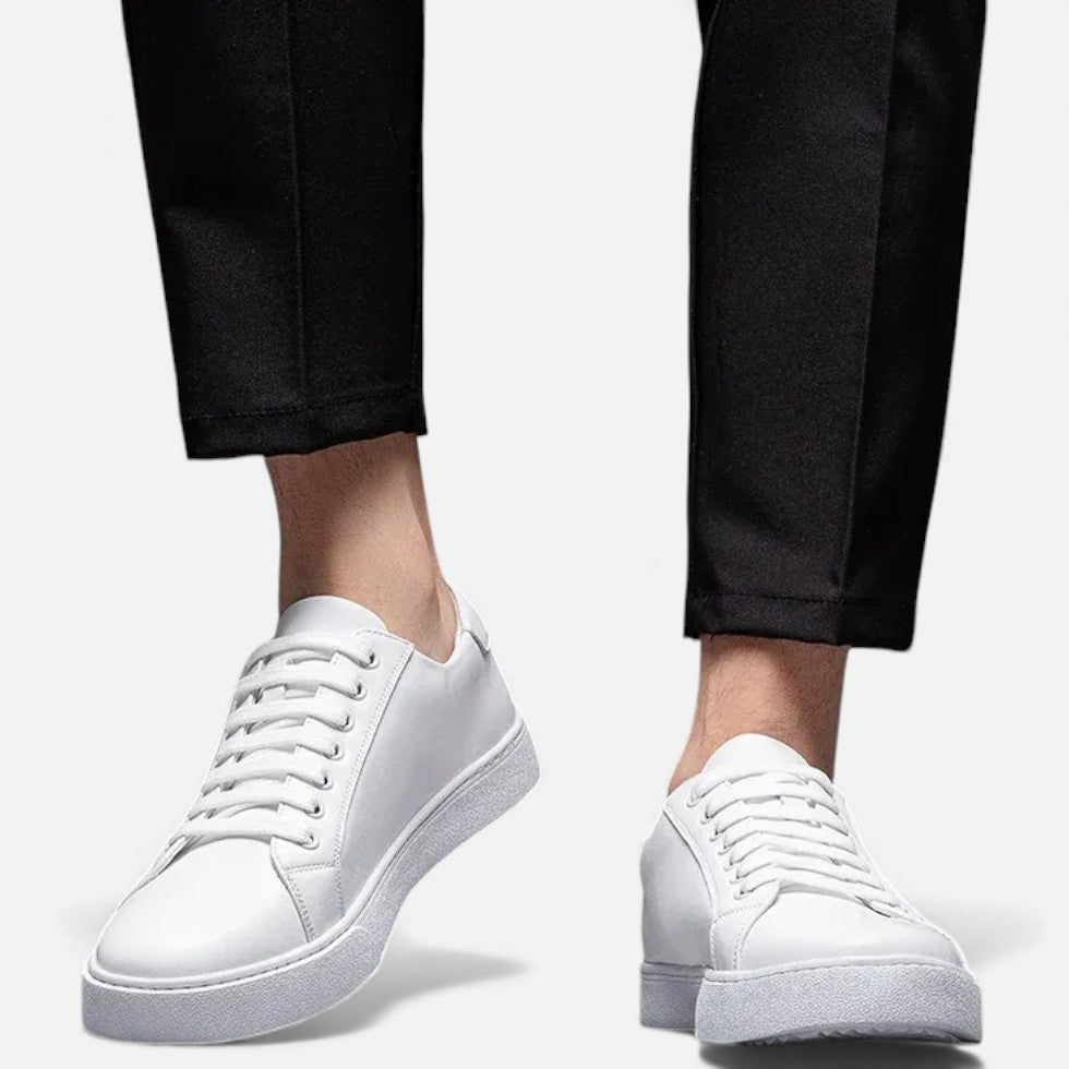 Herman Męskie Sneakersy | Skórzane Wykończenie 10