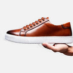 Herman Męskie Sneakersy | Skórzane Wykończenie 3