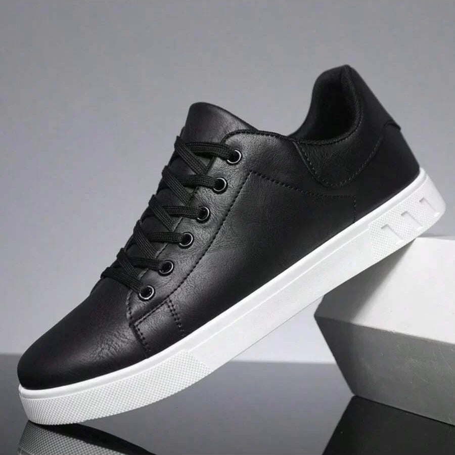 Męskie sneakersy z grubą kontrastową podeszwą