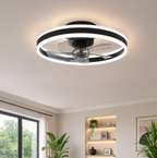 Ivo Inteligentna Lampa Sufitowa LED z Wentylatorem | 6 Prędkości, Przyciemnianie, Pilot, Aplikacja 0