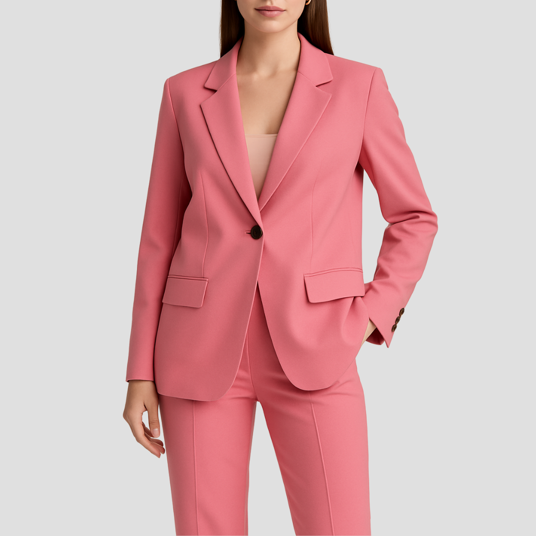 Jasmin Damski Zestaw Garniturowy | Elegancka Długa Marynarka 2