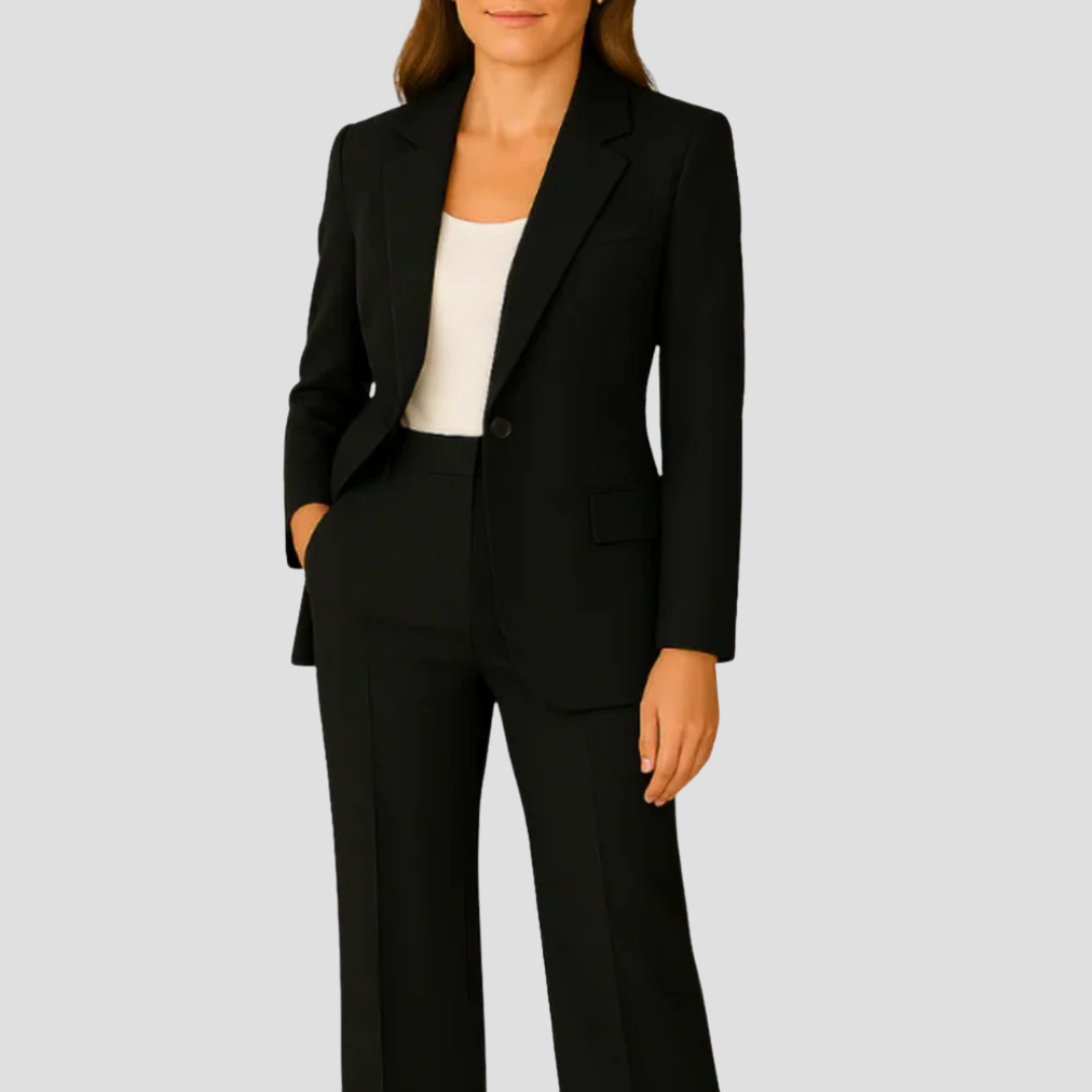 Jasmin Damski Zestaw Garniturowy | Elegancka Długa Marynarka 5