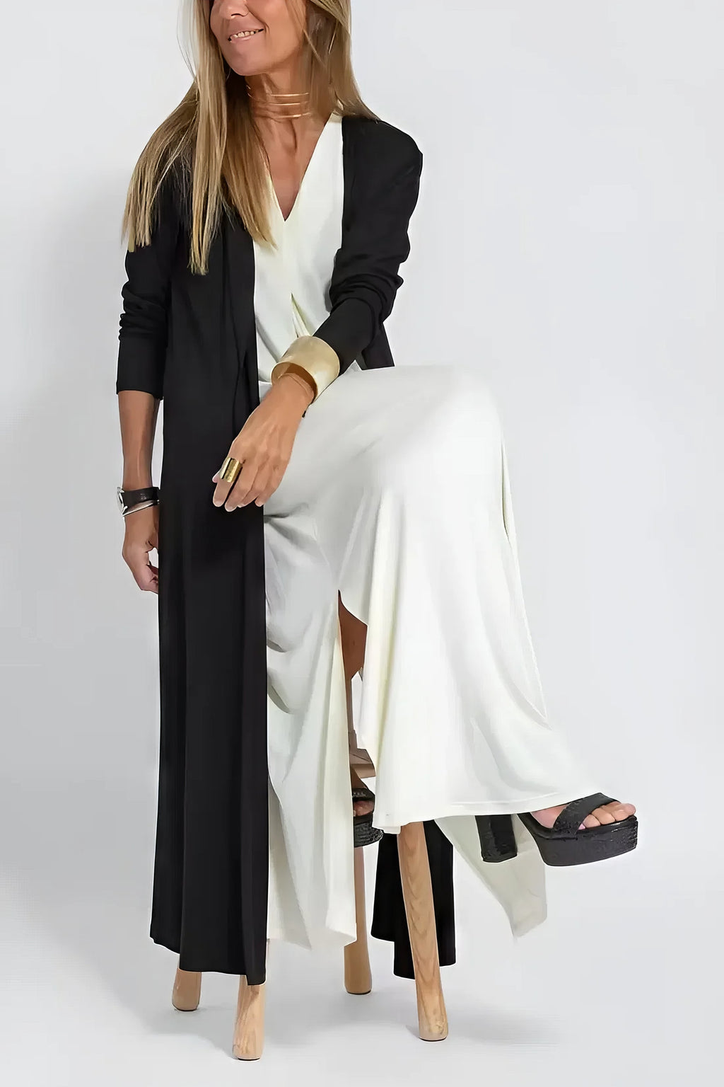 Kobieta Długa Sukienka | Oddychający Materiał, Elegancka 7