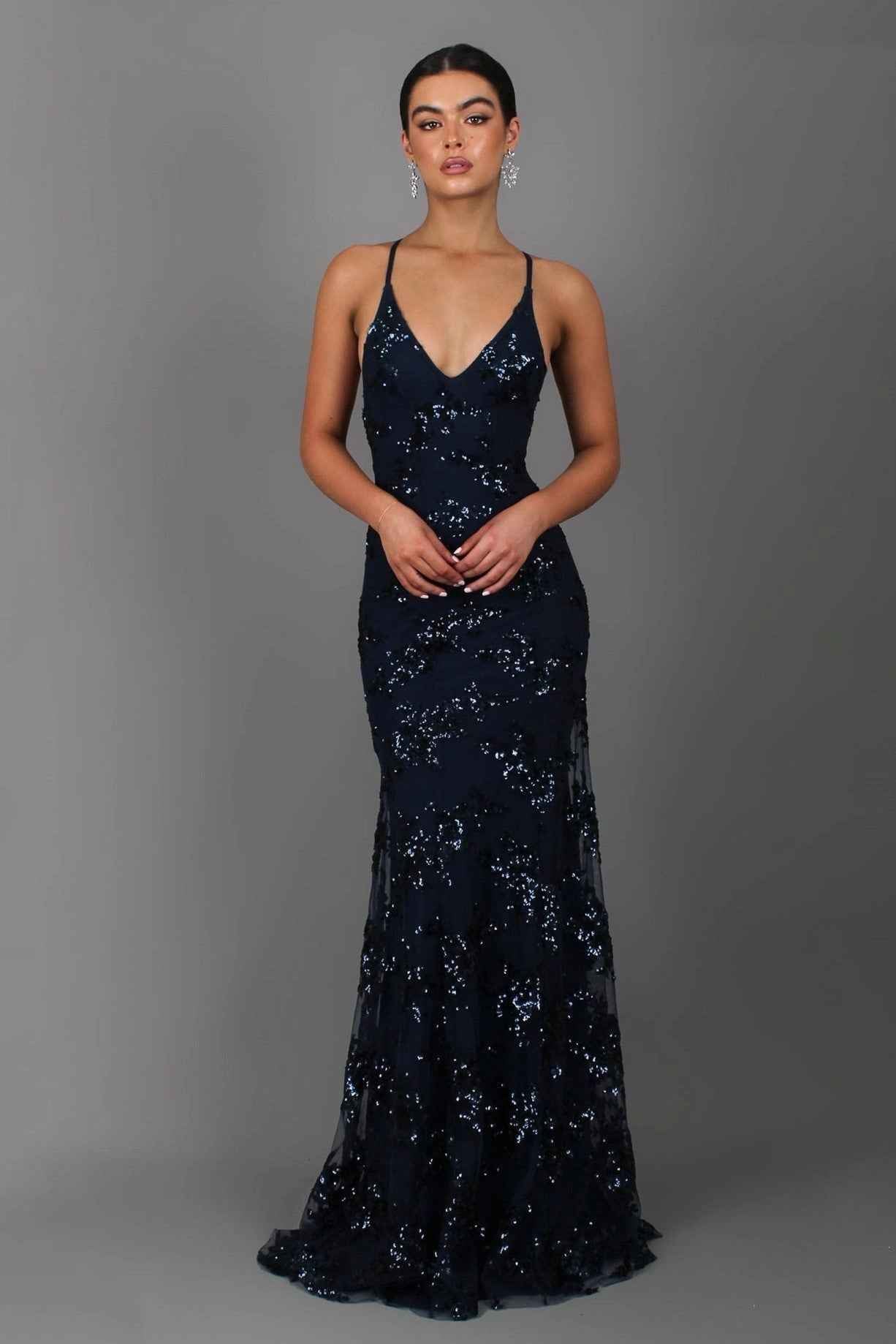 Kobieta Długa Suknia | Cekiny, Elegancka 0