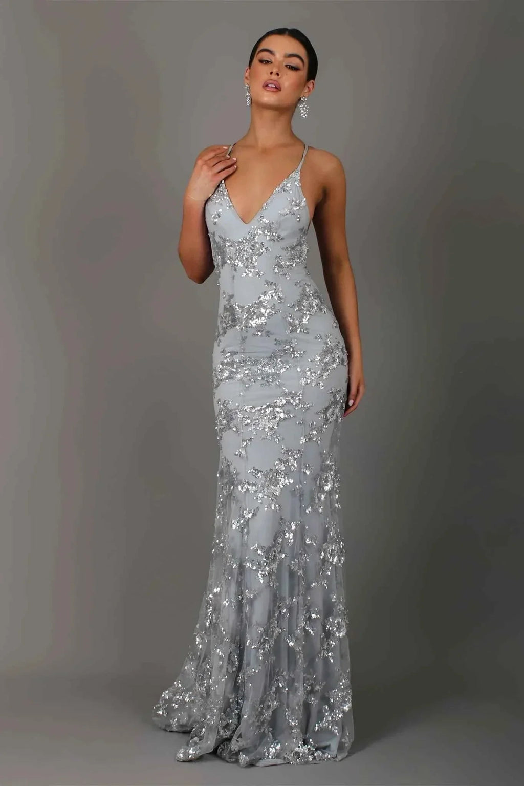 Kobieta Długa Suknia | Cekiny, Elegancka 2