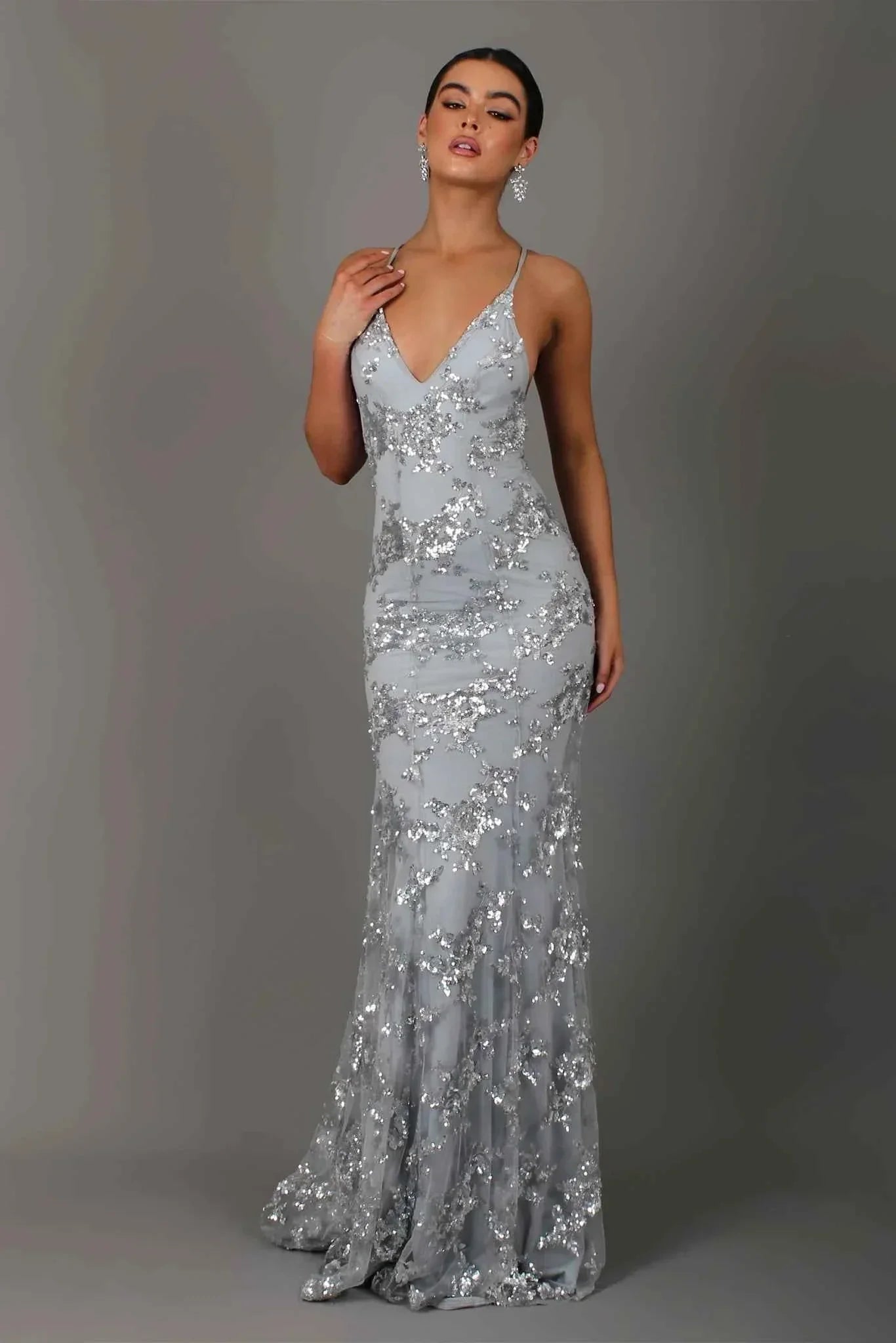 Kobieta Długa Suknia | Cekiny, Elegancka 2