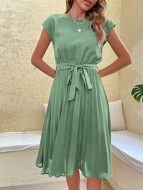 Kobieta Letnia Sukienka | Elegancki Krój, Uniwersalny Styl 4
