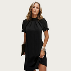 Kobieta Midi Sukienka | Bufiaste Rękawy, Elegancka 1