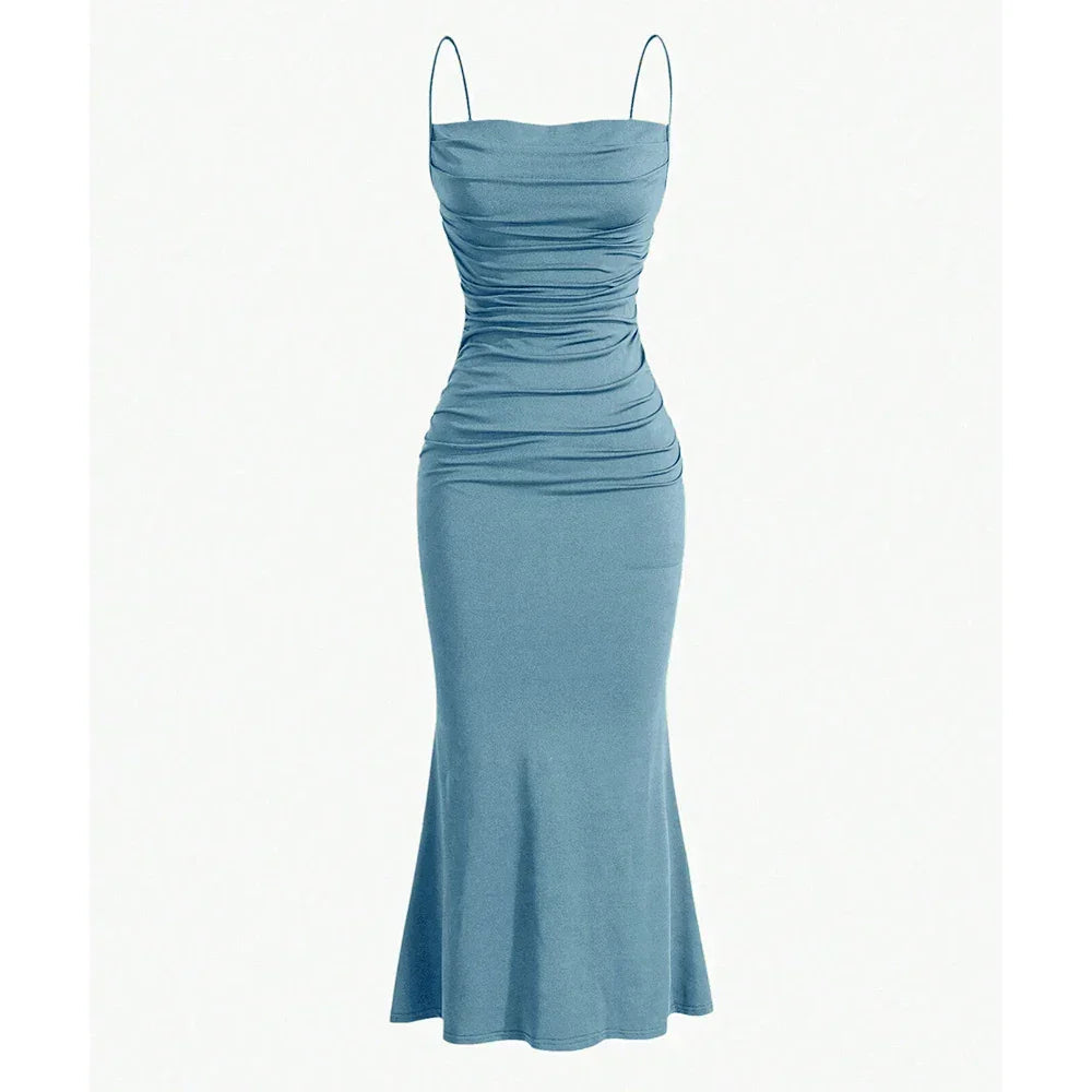 Kobieta Sukienka Maxi | Lekki Materiał, Elegancki Fason 0
