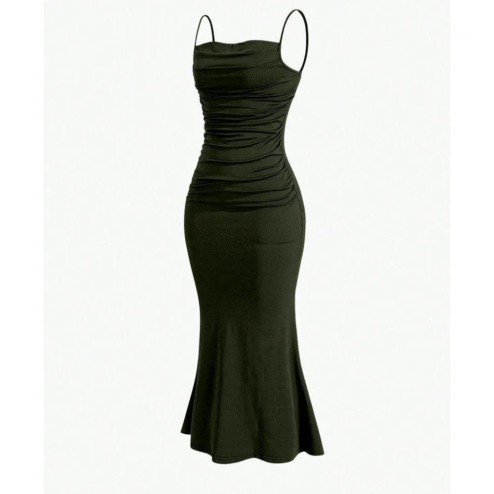 Kobieta Sukienka Maxi | Lekki Materiał, Elegancki Fason 2