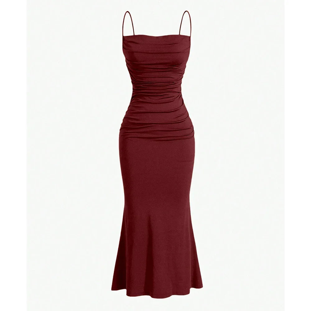 Kobieta Sukienka Maxi | Lekki Materiał, Elegancki Fason 3