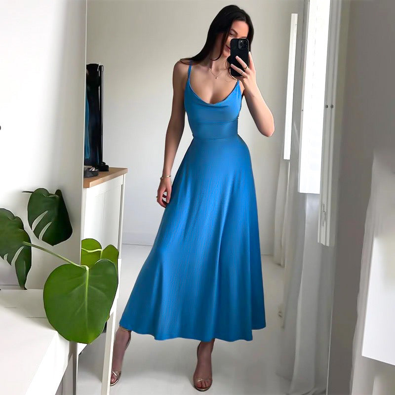 Kobieta Sukienka Maxi | Lekki Szyfon 0