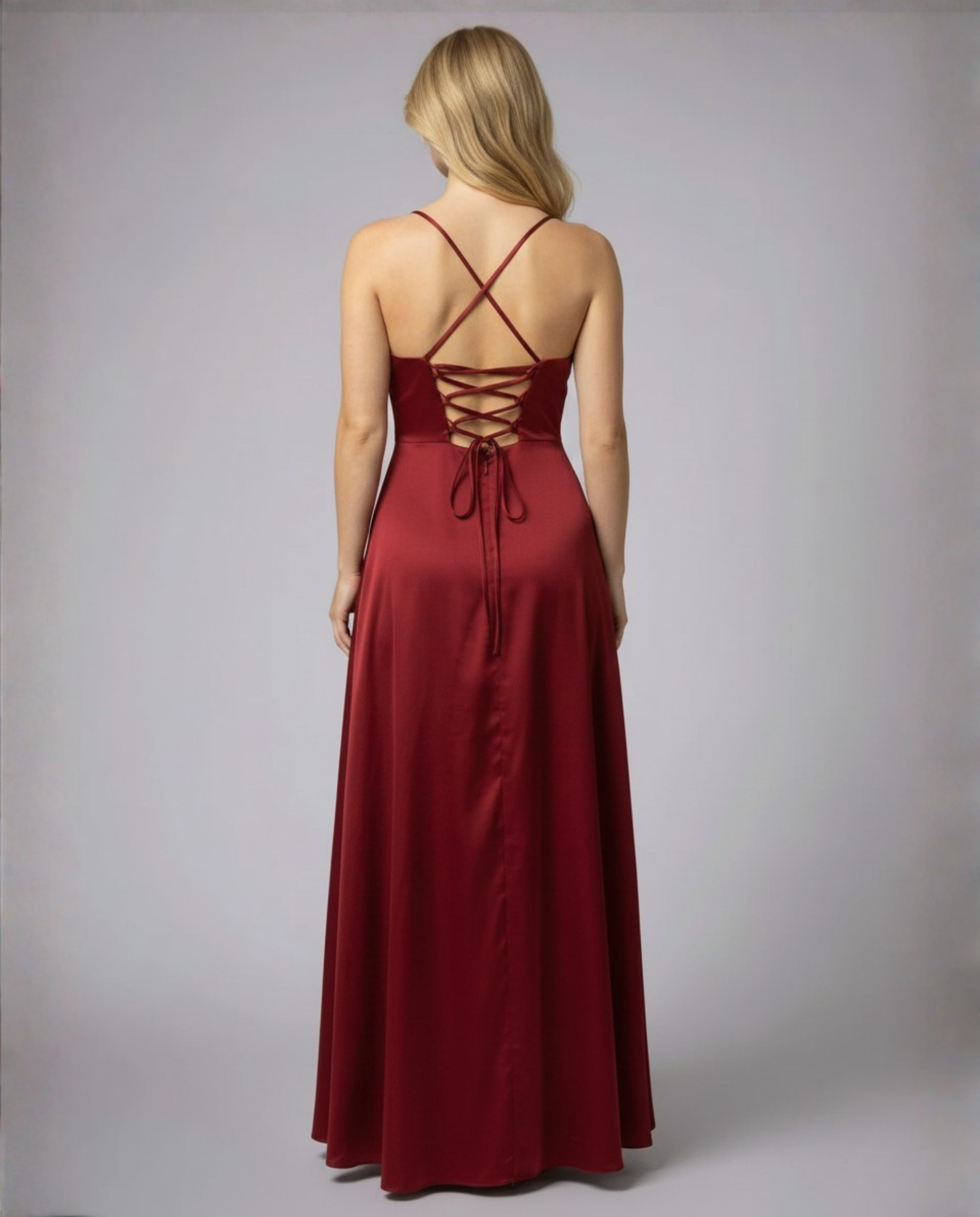 Kobieta Sukienka Maxi | Zwiewny Design z Rozcięciem 1