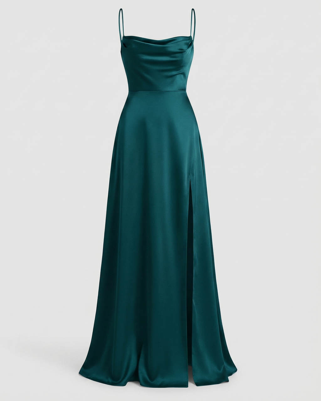 Kobieta Sukienka Maxi | Zwiewny Design z Rozcięciem 4