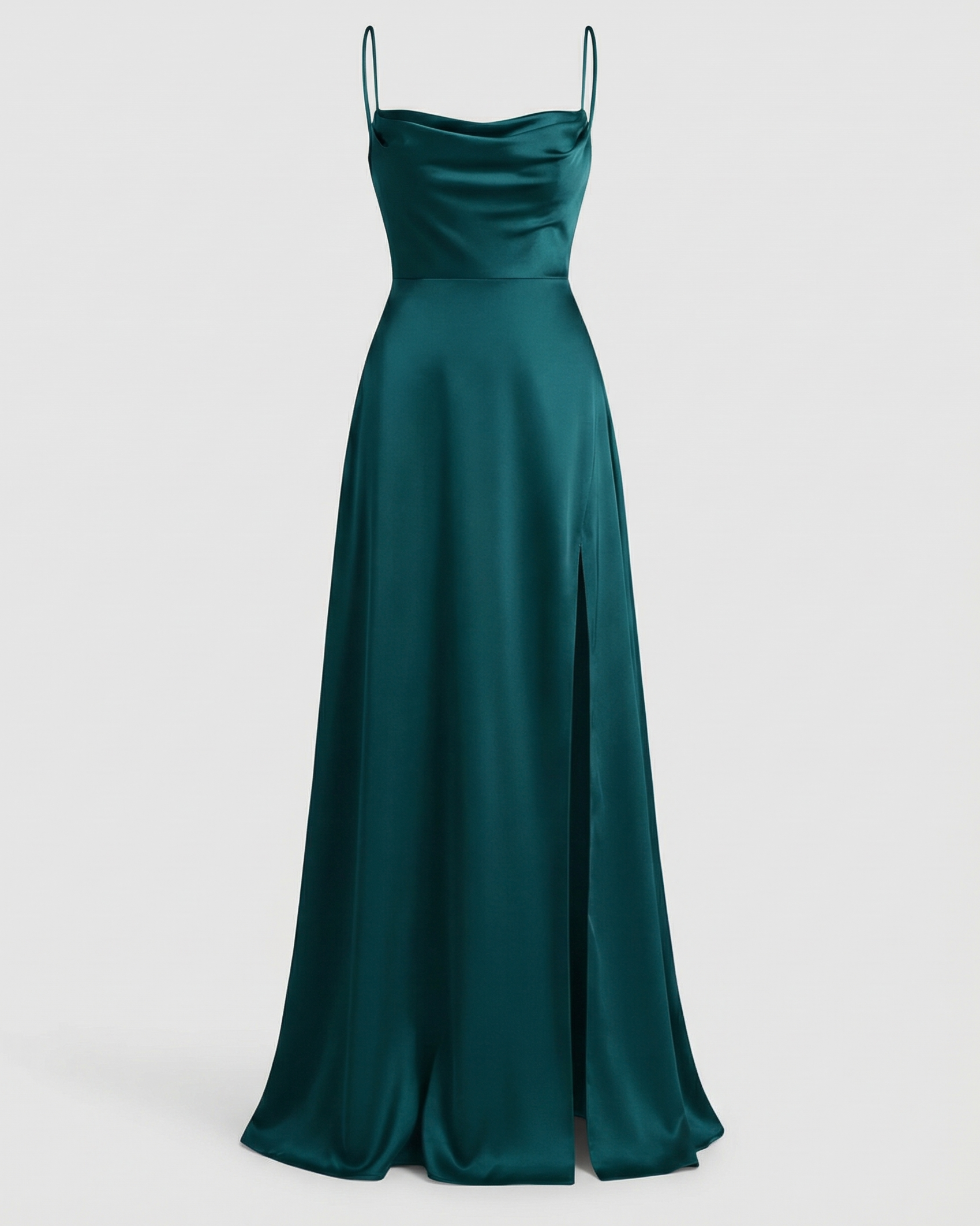 Kobieta Sukienka Maxi | Zwiewny Design z Rozcięciem 4