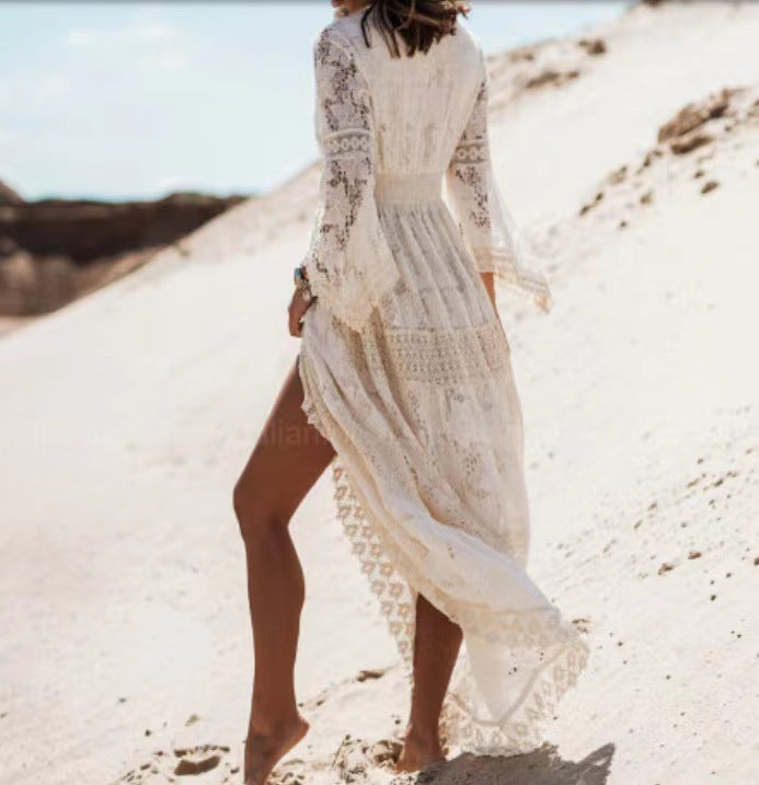 Kobiety Maxi Sukienka | Lekkie Tkaniny, Boho Styl 1