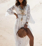 Kobiety Maxi Sukienka | Lekkie Tkaniny, Boho Styl 2
