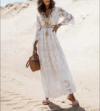Kobiety Maxi Sukienka | Lekkie Tkaniny, Boho Styl 3
