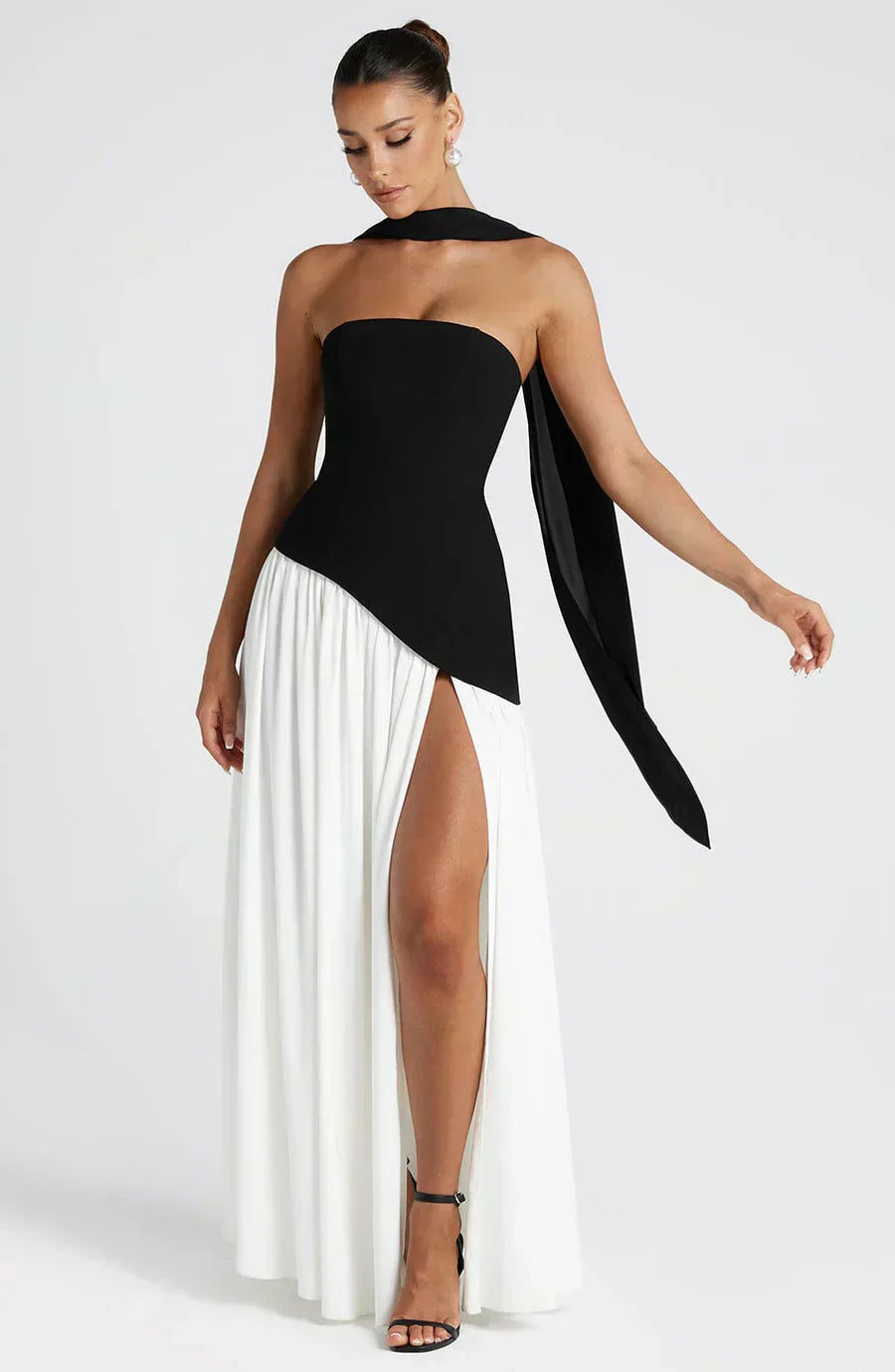 Kobiety Sukienka Maxi | Asymetryczny Krój, Elegancka 4