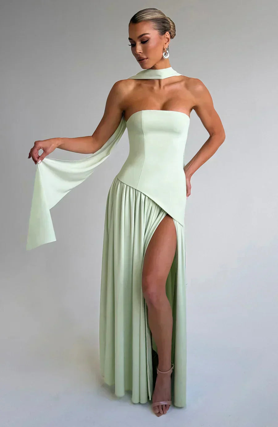 Kobiety Sukienka Maxi | Asymetryczny Krój, Elegancka 9