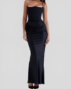 Kobiety Sukienka Maxi | Drapowana Elegancja 2