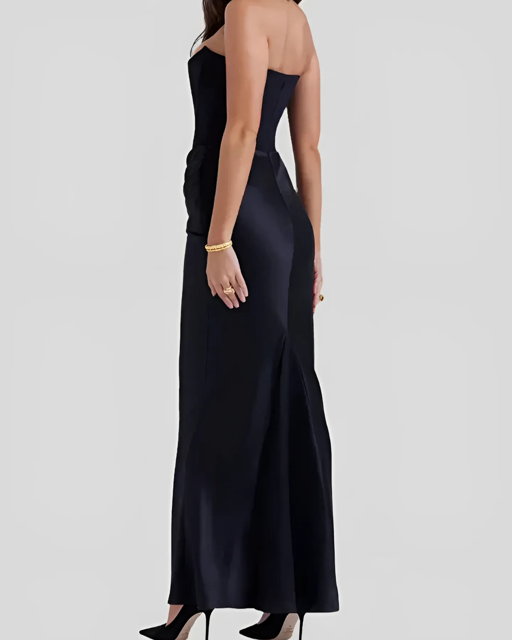 Kobiety Sukienka Maxi | Drapowana Elegancja 3