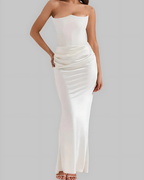 Kobiety Sukienka Maxi | Drapowana Elegancja 6