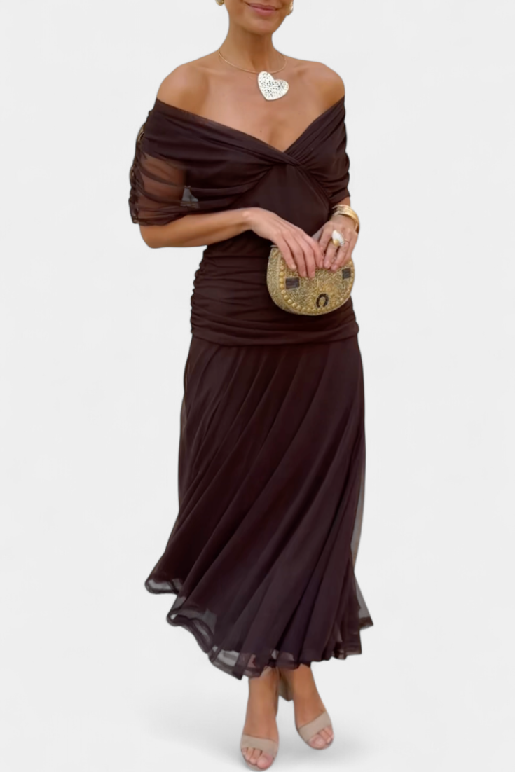 Kobiety Sukienka Maxi | Kwiatowy Wzór, Elegancka 1