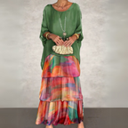 Kobiety Sukienka Maxi | Lekki Materiał, Elegancka 0
