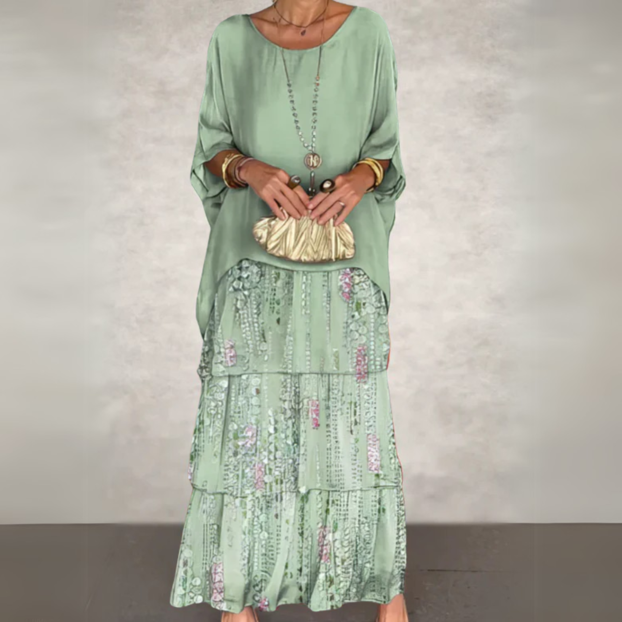 Kobiety Sukienka Maxi | Lekki Materiał, Elegancka 2