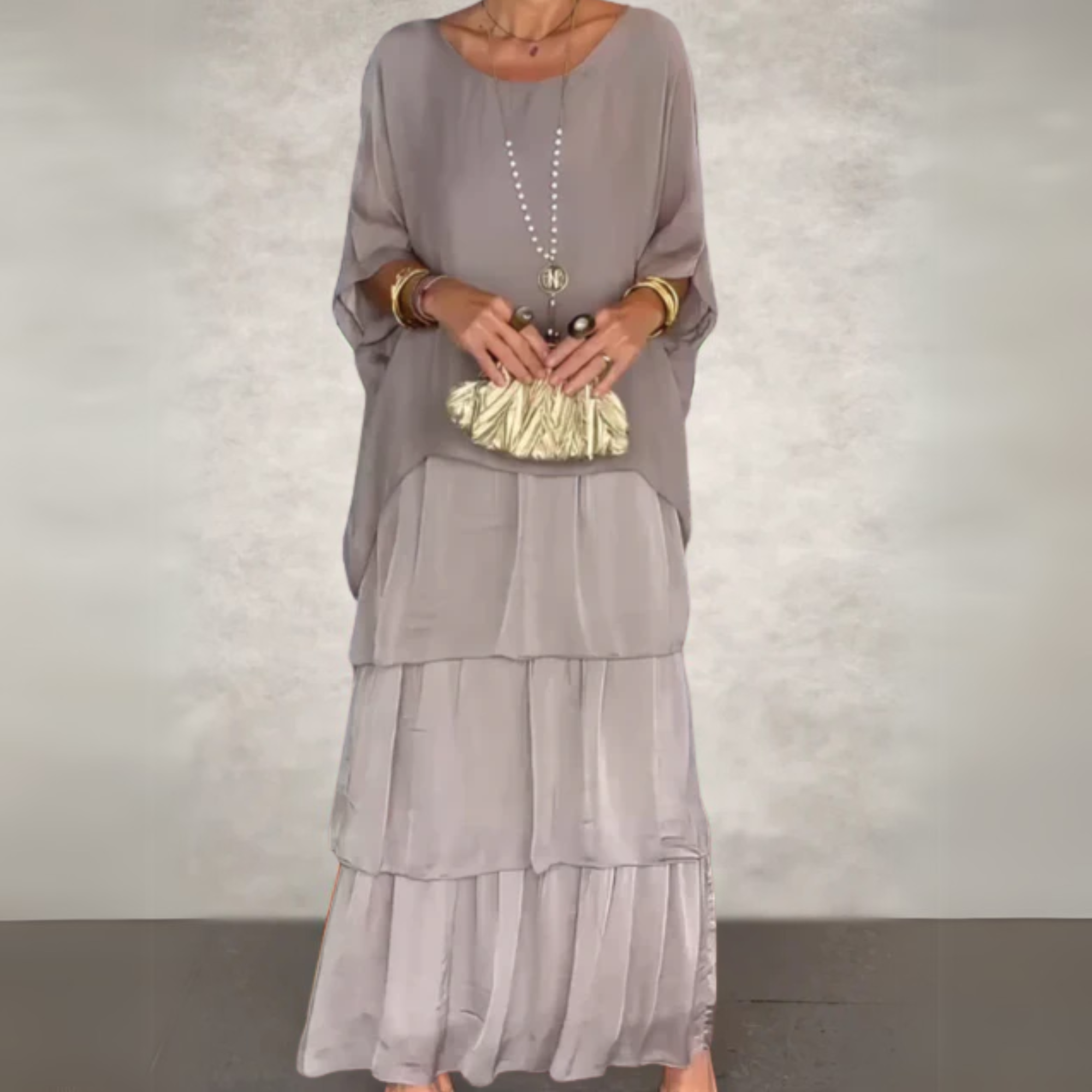 Kobiety Sukienka Maxi | Lekki Materiał, Elegancka 3