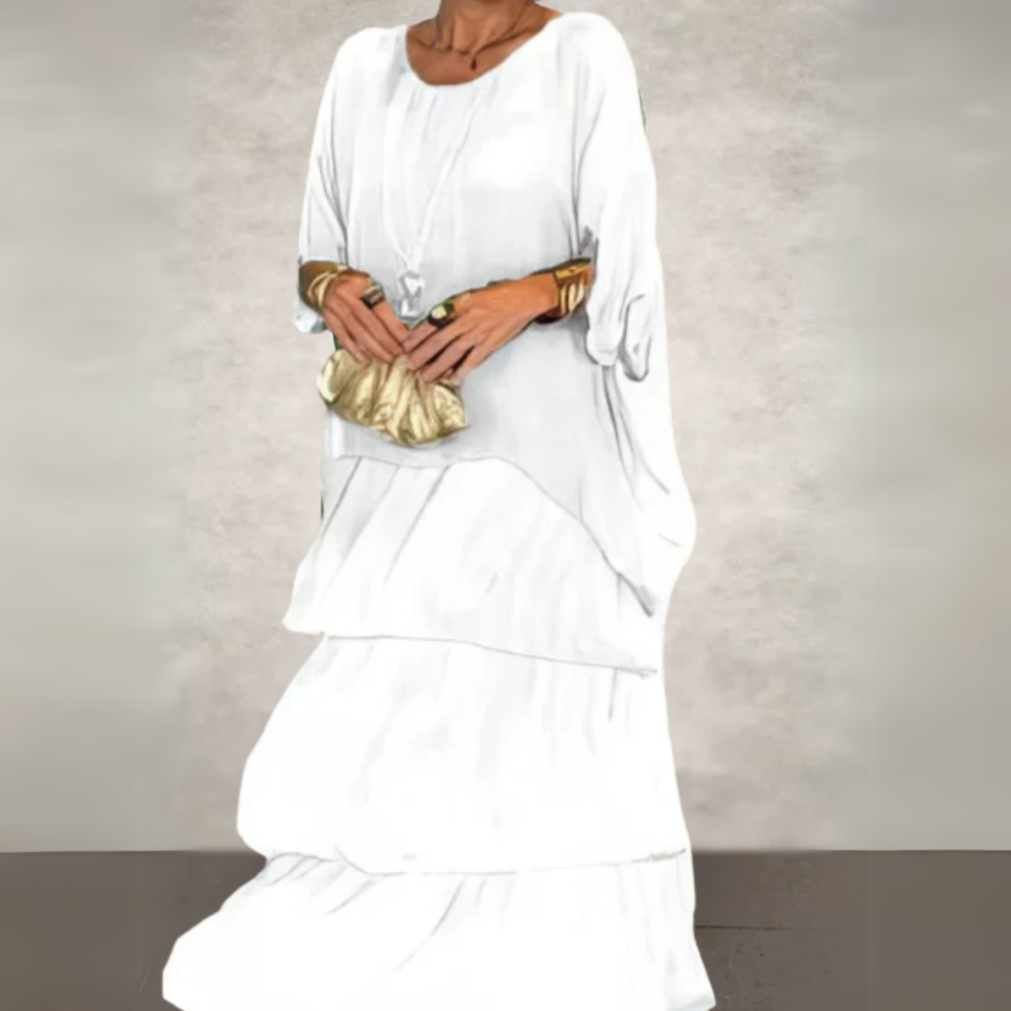 Kobiety Sukienka Maxi | Lekki Materiał, Elegancka 5