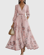 Kobiety Sukienka Maxi | Plisowana z Dekoltem V, Letnia Elegancja 11