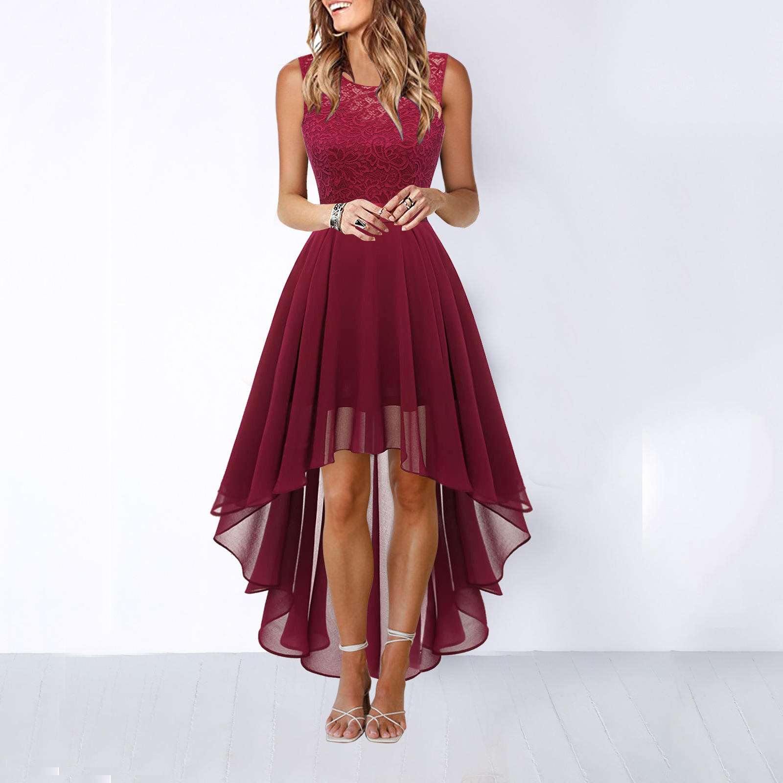 Kobiety Sukienka Maxi | Wysoka-Niska, Elegancka 3