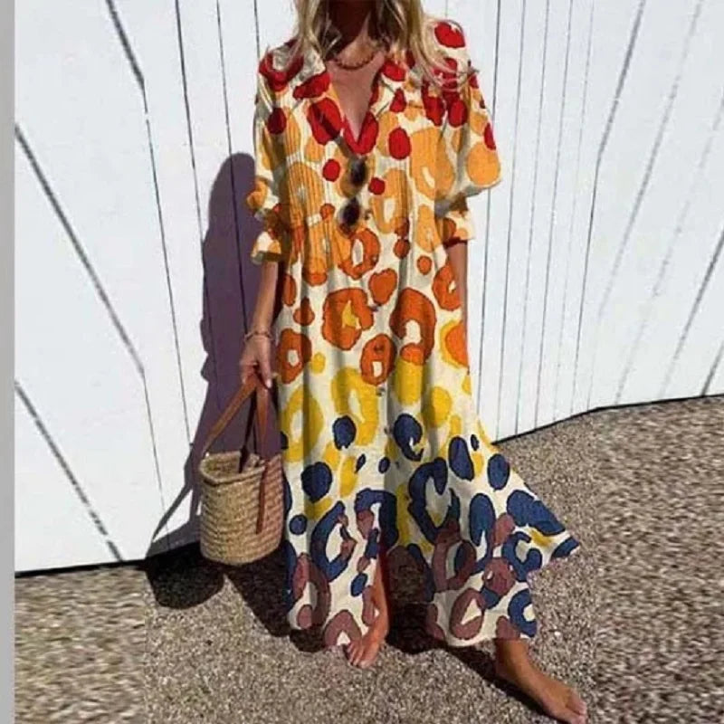 Kobiety Sukienka | Lekka, Elegancka w Stylu Boho 1