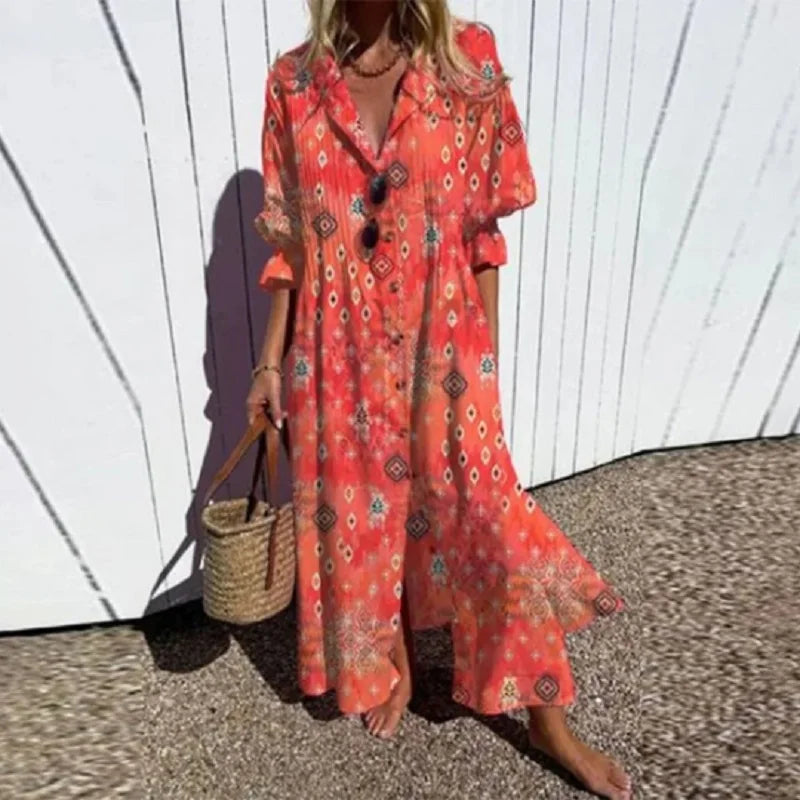 Kobiety Sukienka | Lekka, Elegancka w Stylu Boho 3
