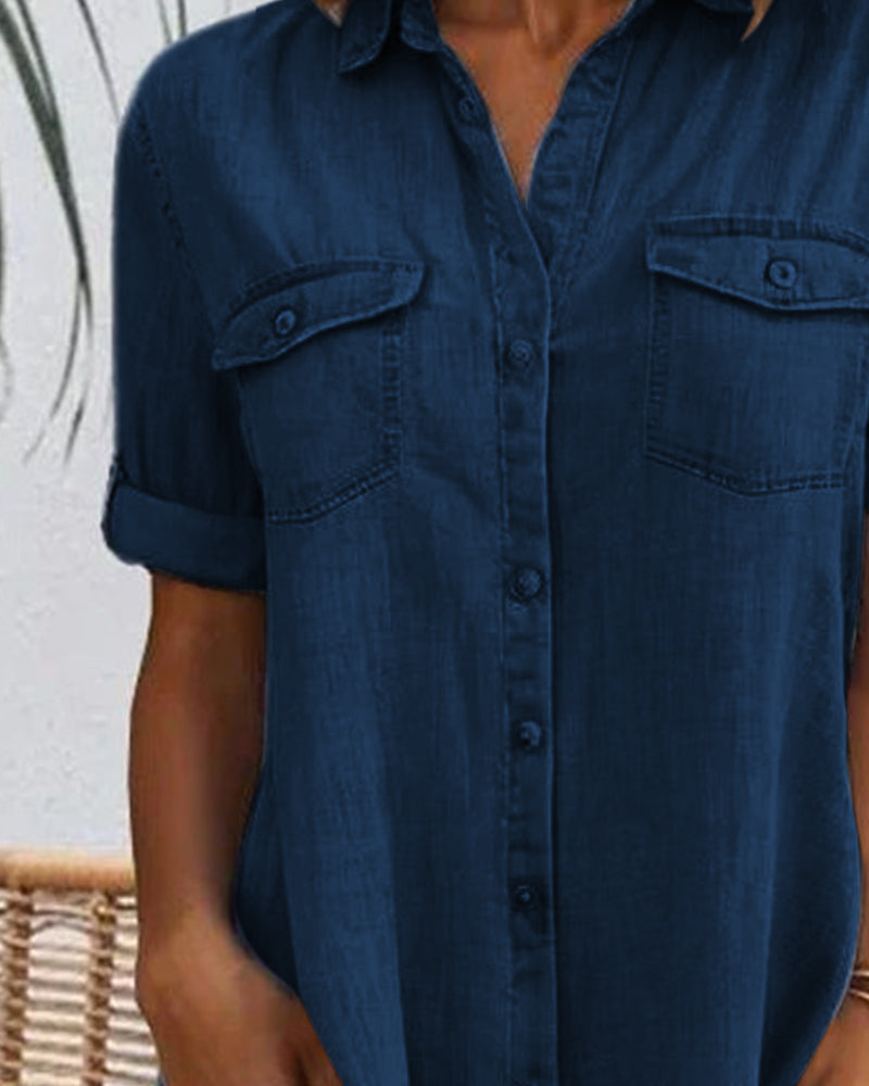 Kobiety Sukienka | Lekki Denim 7