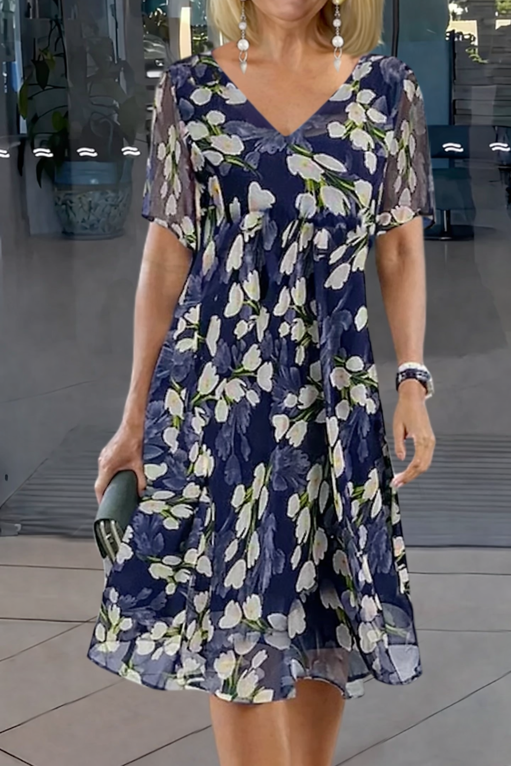 Kobiety Tunika | Kwiatowy Nadruk, Wygodna Elegancja 0