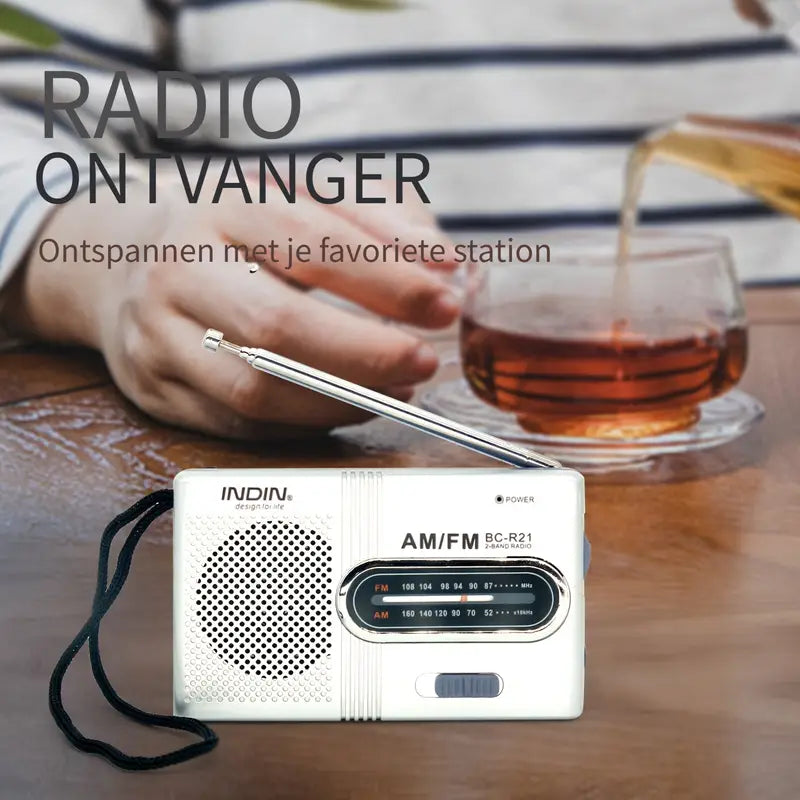 Kompaktowe Radio AM/FM | Przenośne, Stereo, Zasilanie Bateryjne 5