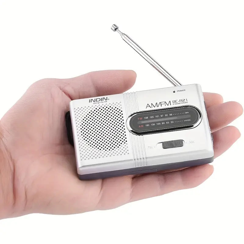 Kompaktowe Radio AM/FM | Przenośne, Stereo, Zasilanie Bateryjne 6