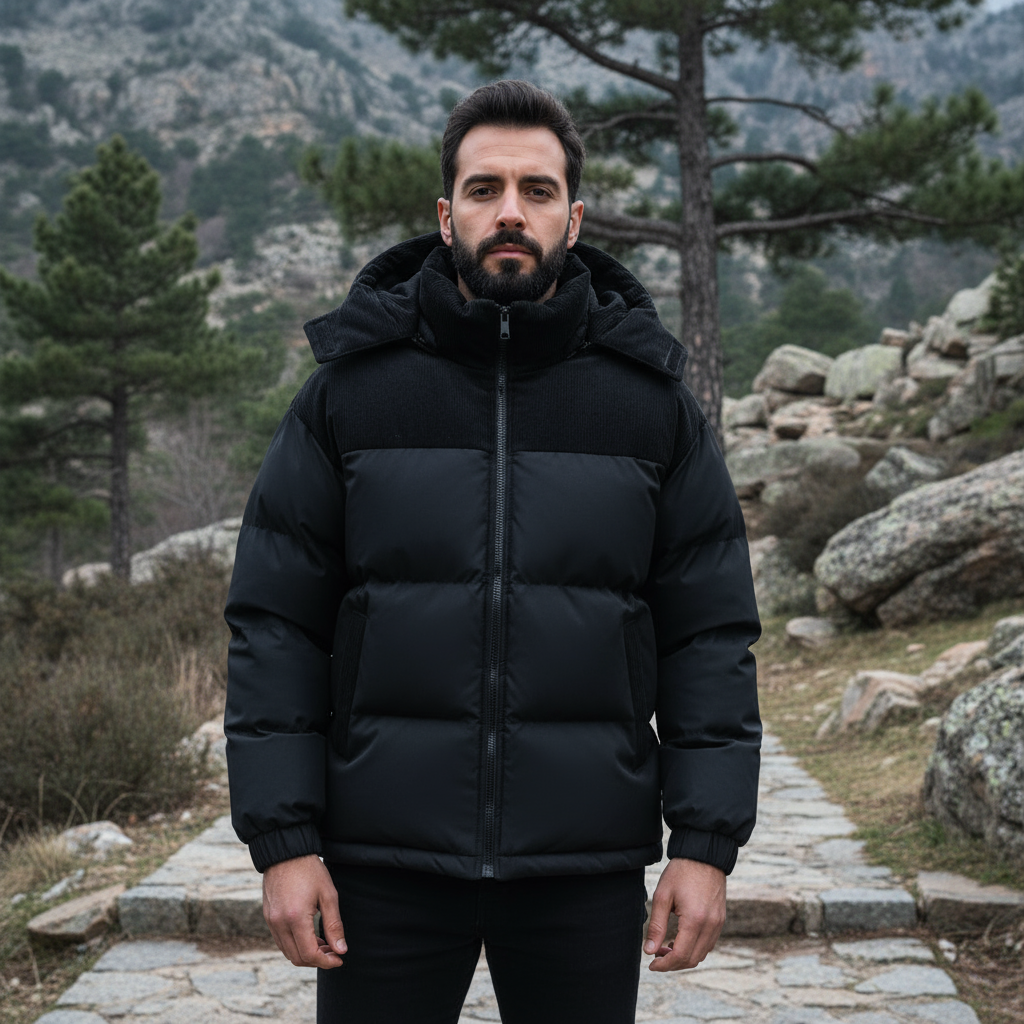 Kurtka Zimowa Pikowana Damska, Lekka i Ciepła, Z Kapturem, Idealna Na Co Dzień, Zimowa Odzież Damska - 4