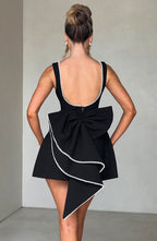 Kylie Damska Sukienka Mini | Strukturalny Krój, Elegancka na Wesele 5