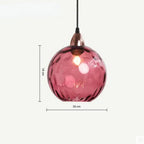 Lampa Wisząca Gabriel | Szklana Kula, Nowoczesne Oświetlenie do Salonu 0