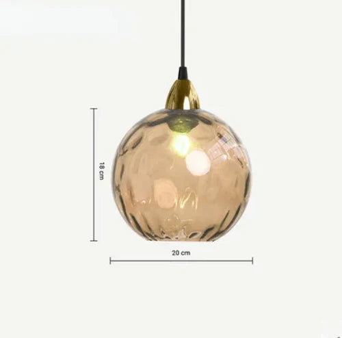 Lampa Wisząca Gabriel | Szklana Kula, Nowoczesne Oświetlenie do Salonu 11