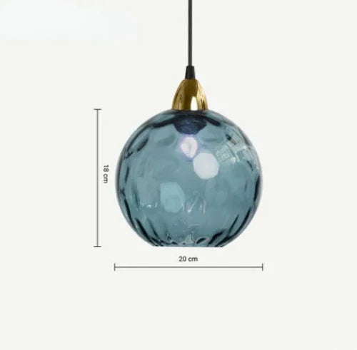 Lampa Wisząca Gabriel | Szklana Kula, Nowoczesne Oświetlenie do Salonu 12