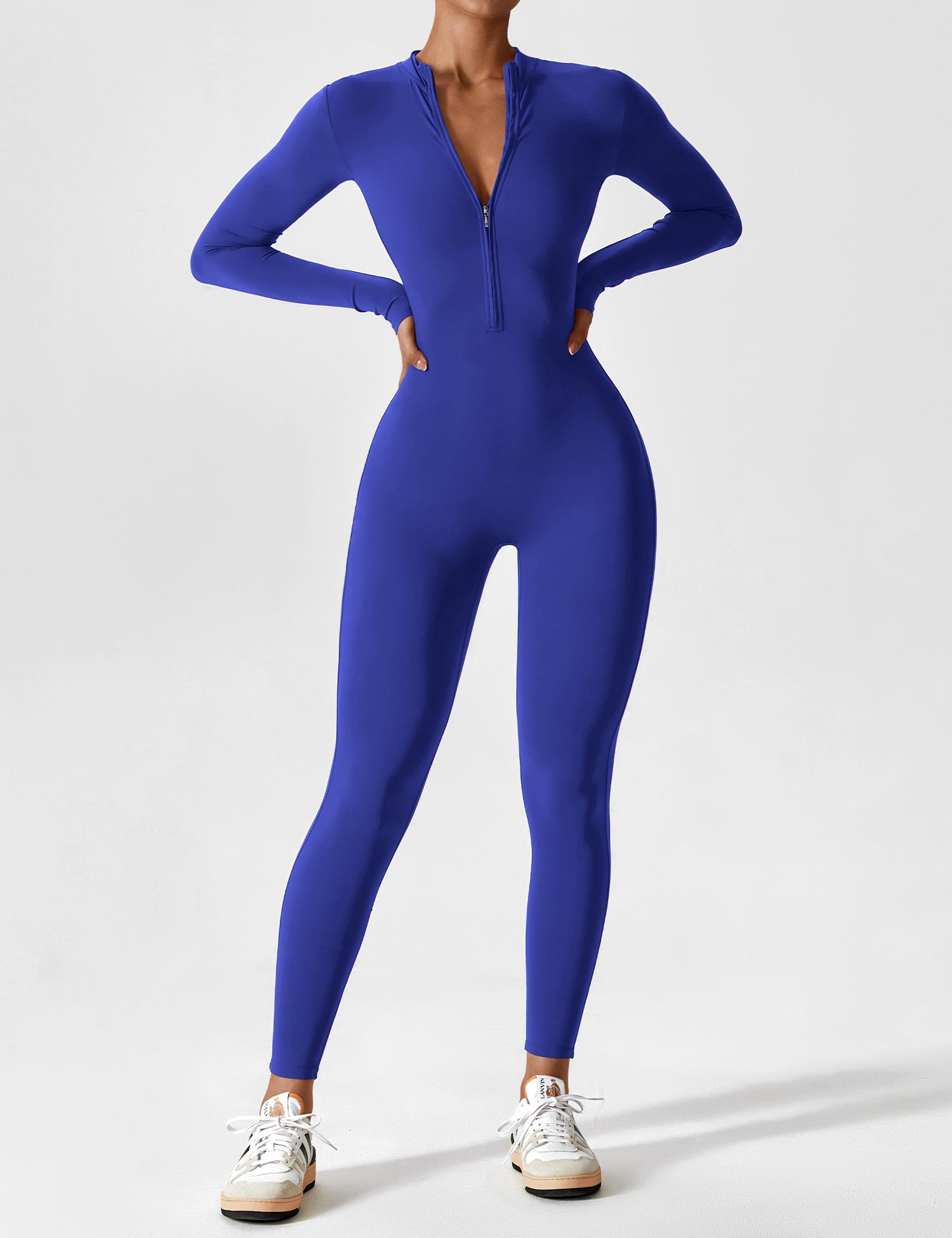Lina Women's Bodysuit | Breathable Fabric, Full Zip 13