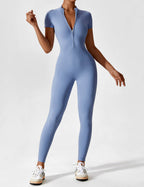 Lina Women's Bodysuit | Breathable Fabric, Full Zip 14